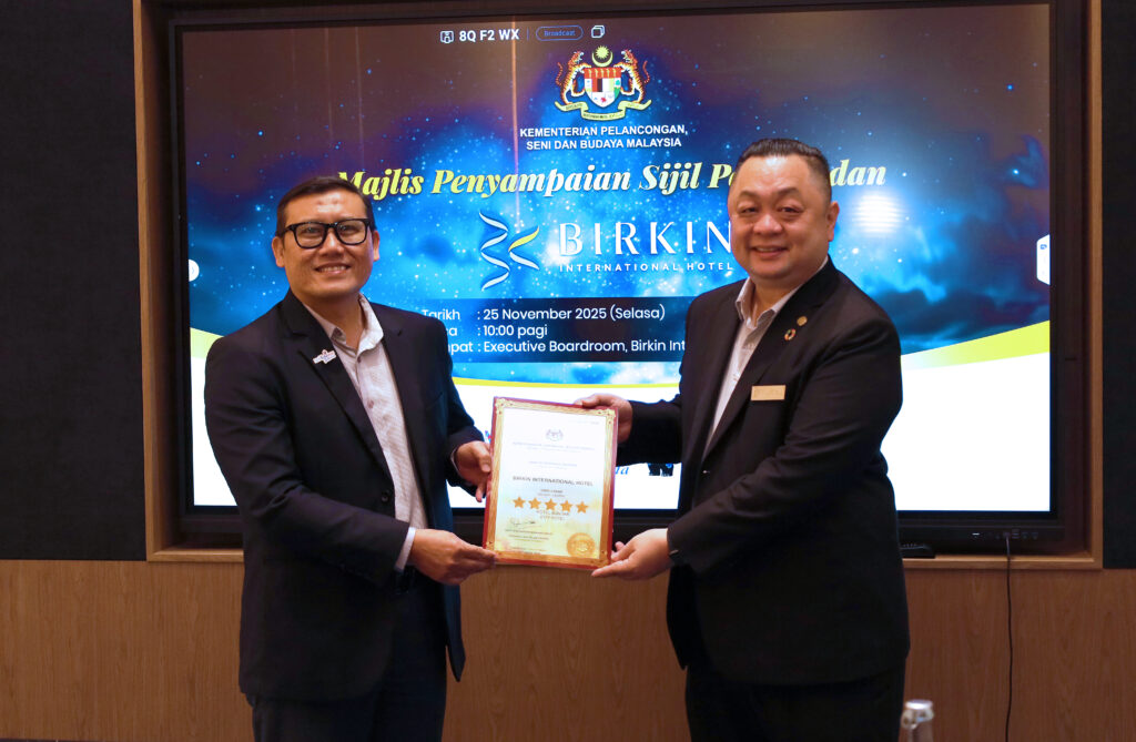 Birkin International Hotel Receives Official 5-Star Rating from MOTAC